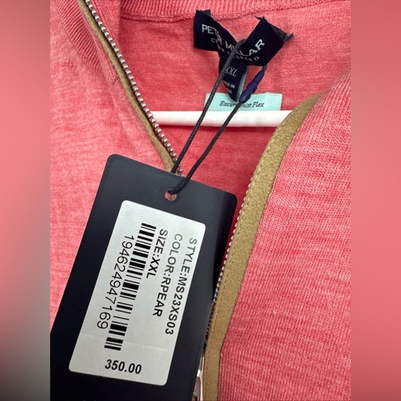 Peter Millar Collection Excursionist Flex Quarter Zip Sweater NWT XXL $350 - Picture 2 of 6